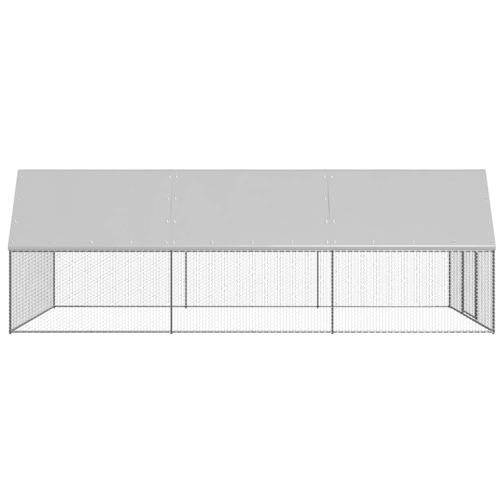 Kippenhok 3x6x2 m gegalvaniseerd staal - AllerleiShop