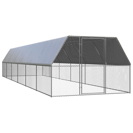 Kippenhok 3x12x2 m gegalvaniseerd staal - AllerleiShop