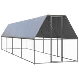 Kippenhok 2x8x2 m gegalvaniseerd staal - AllerleiShop