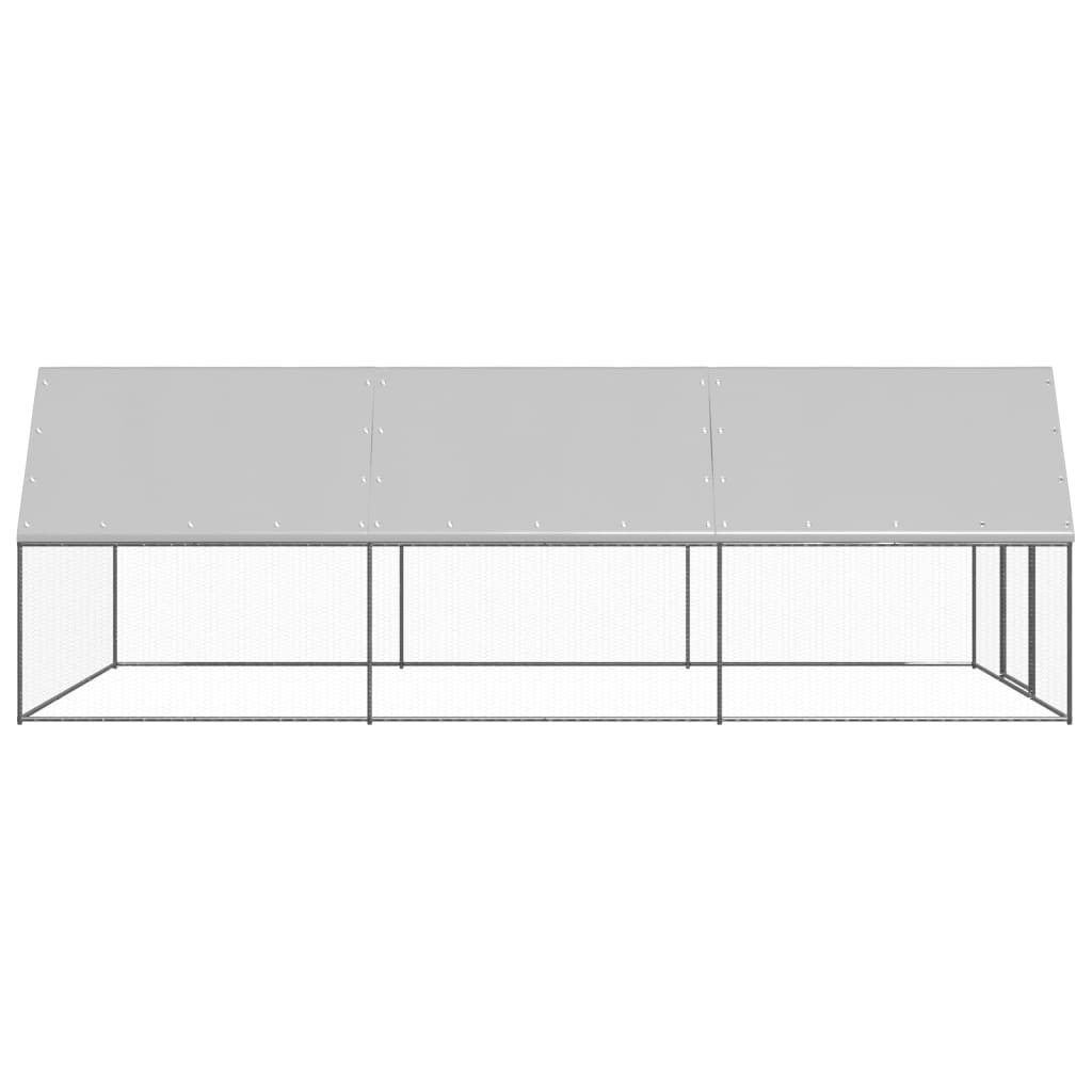 Kippenhok 3x6x2 m gegalvaniseerd staal - AllerleiShop