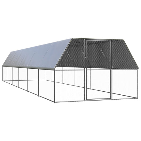 Kippenhok 3x12x2 m gegalvaniseerd staal - AllerleiShop