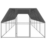 Kippenhok 3x12x2 m gegalvaniseerd staal - AllerleiShop