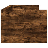 Slaapbank met lades zonder matras 90x190 cm gerookt eikenkleur
