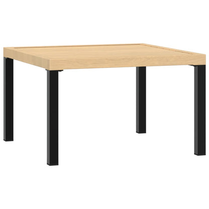 Tuintafel 65x65x40 cm aluminium zwart - AllerleiShop