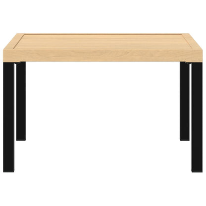 Tuintafel 65x65x40 cm aluminium zwart - AllerleiShop