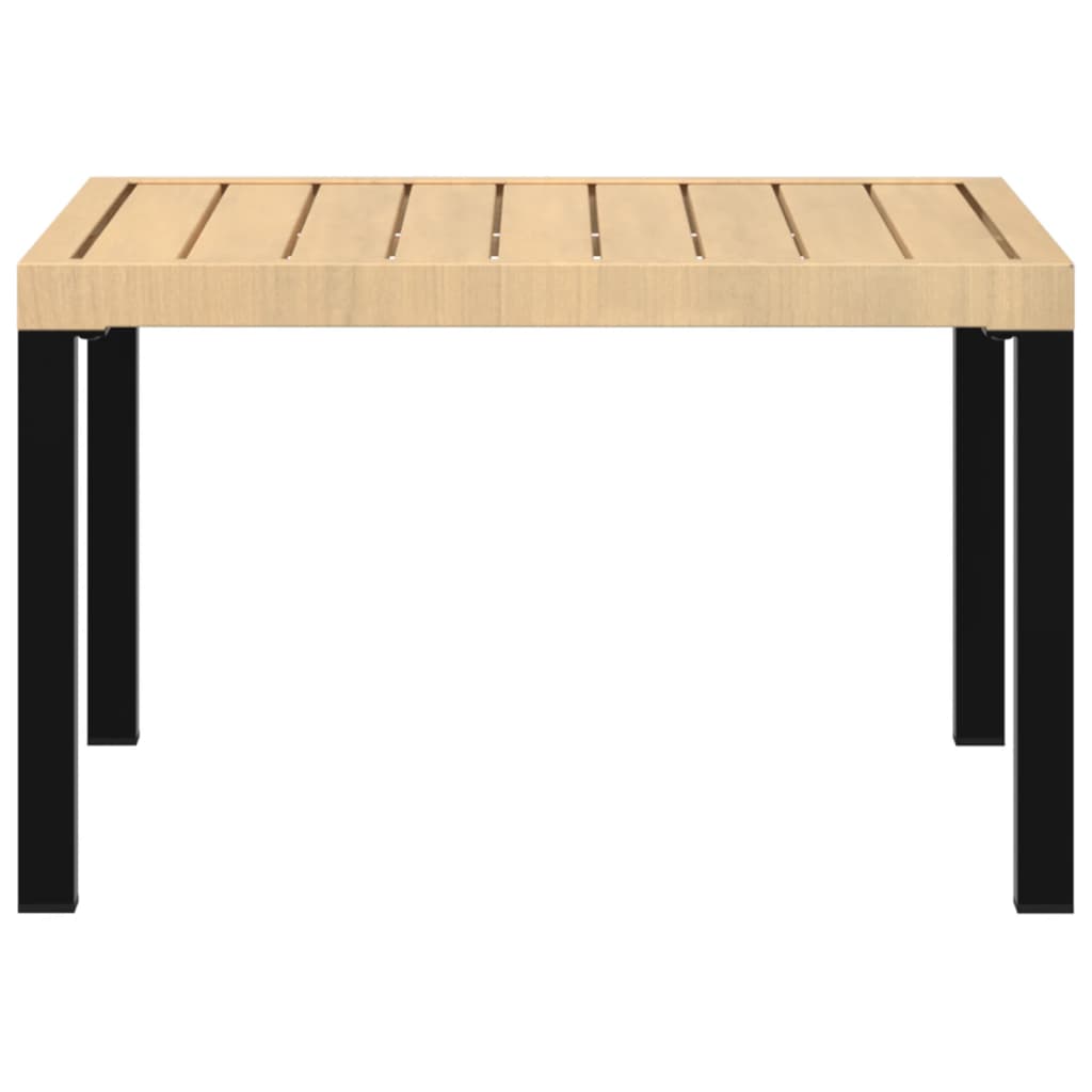 Tuintafel 65x65x40 cm aluminium zwart - AllerleiShop