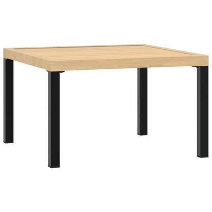 Tuintafel 65x65x40 cm aluminium zwart - AllerleiShop