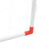 Kindervoetbaldoel met ballen 2-in-1 184x64x124 cm wit - AllerleiShop