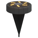 Grondlampen 12 st solar met grondpennen warmwit - AllerleiShop