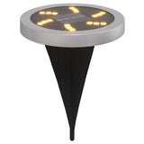 Grondlampen 12 st solar met grondpennen warmwit - AllerleiShop