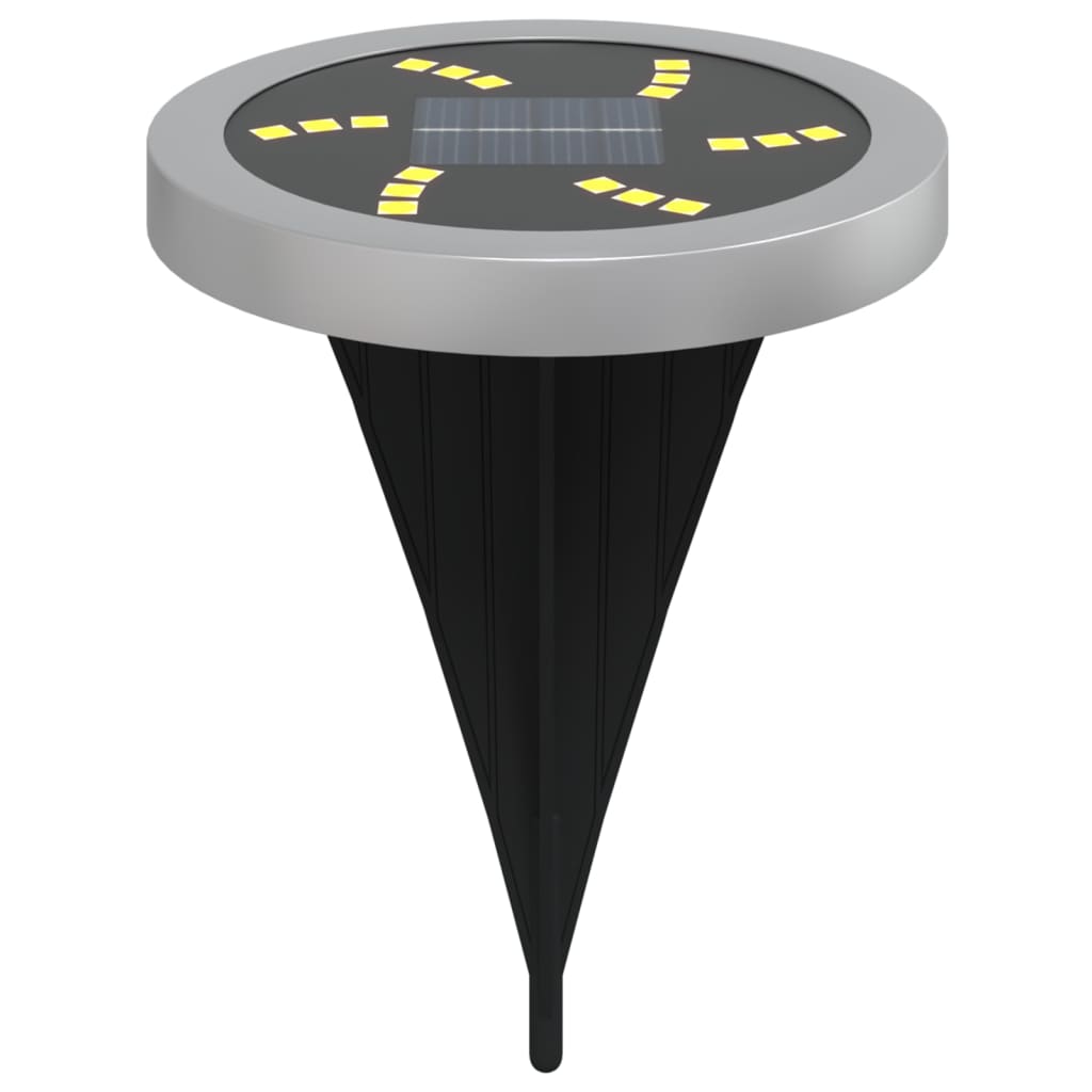 Grondlampen 12 st solar met grondpennen warmwit - AllerleiShop