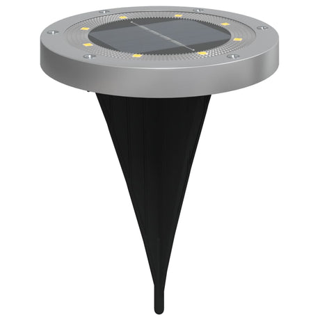 Grondlampen 12 st solar met grondpennen warmwit - AllerleiShop