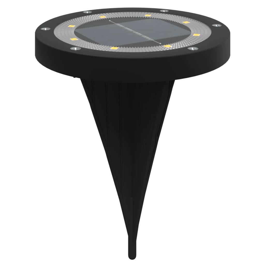 Grondlampen 12 st solar met grondpennen warmwit - AllerleiShop