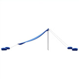 Strandluifel met zandankers 304x300 cm blauw - AllerleiShop