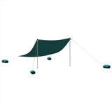 Strandluifel met zandankers 304x300 cm groen - AllerleiShop