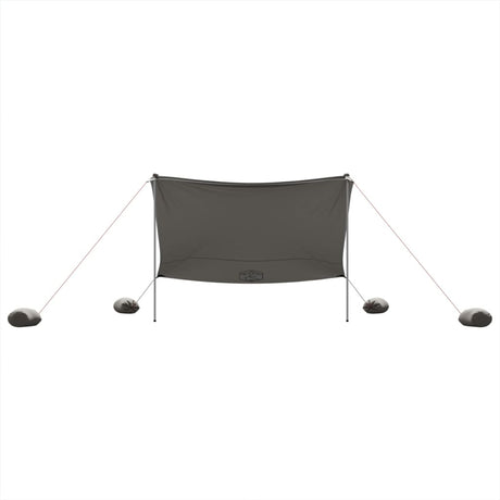 Strandluifel met zandankers 304x300 cm grijs - AllerleiShop