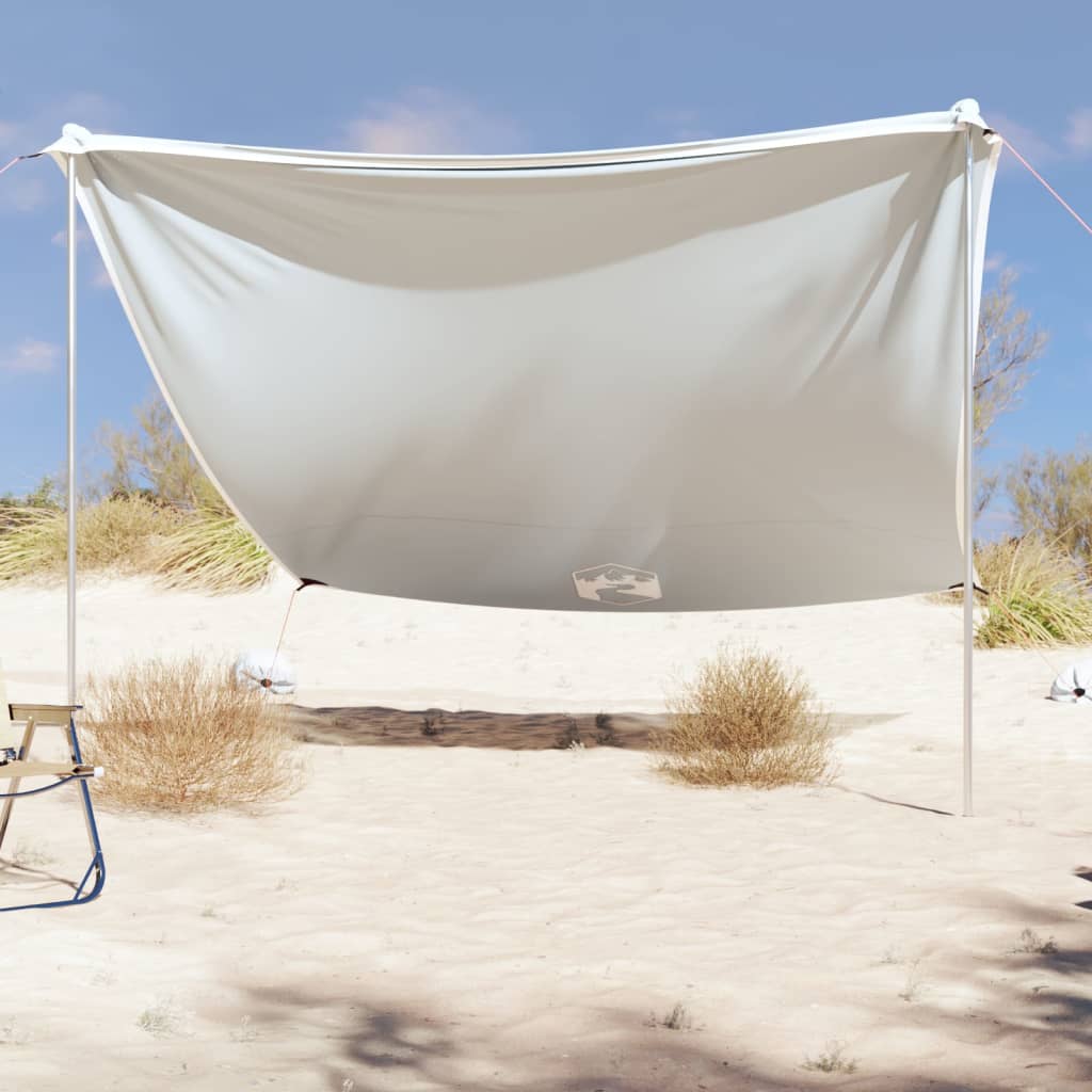 Strandluifel met zandankers 304x300 cm grijs - AllerleiShop