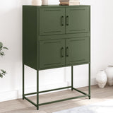 Dressoir 68,5x38,5x107 cm staal olijfgroen - AllerleiShop