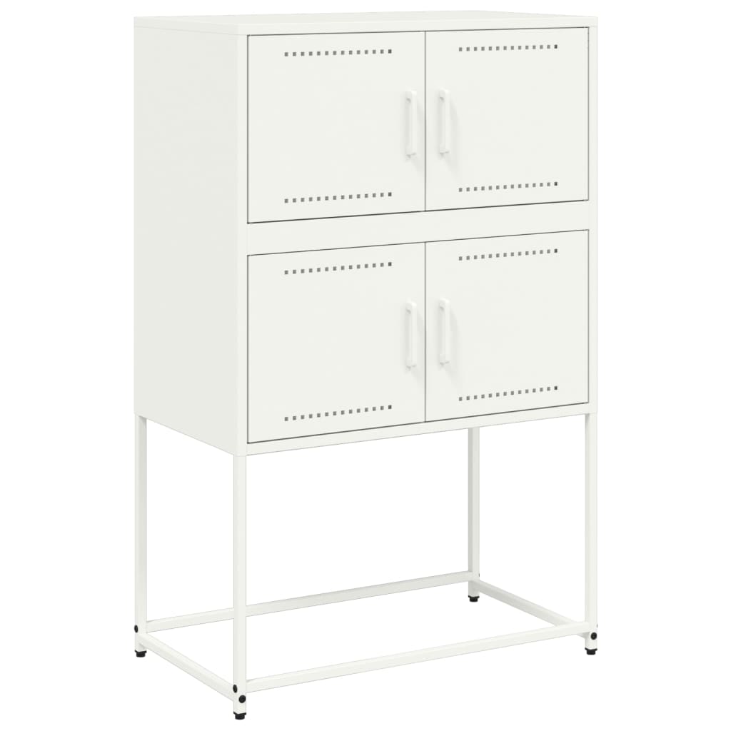 Dressoir 68,5x38,5x107 cm staal wit - AllerleiShop