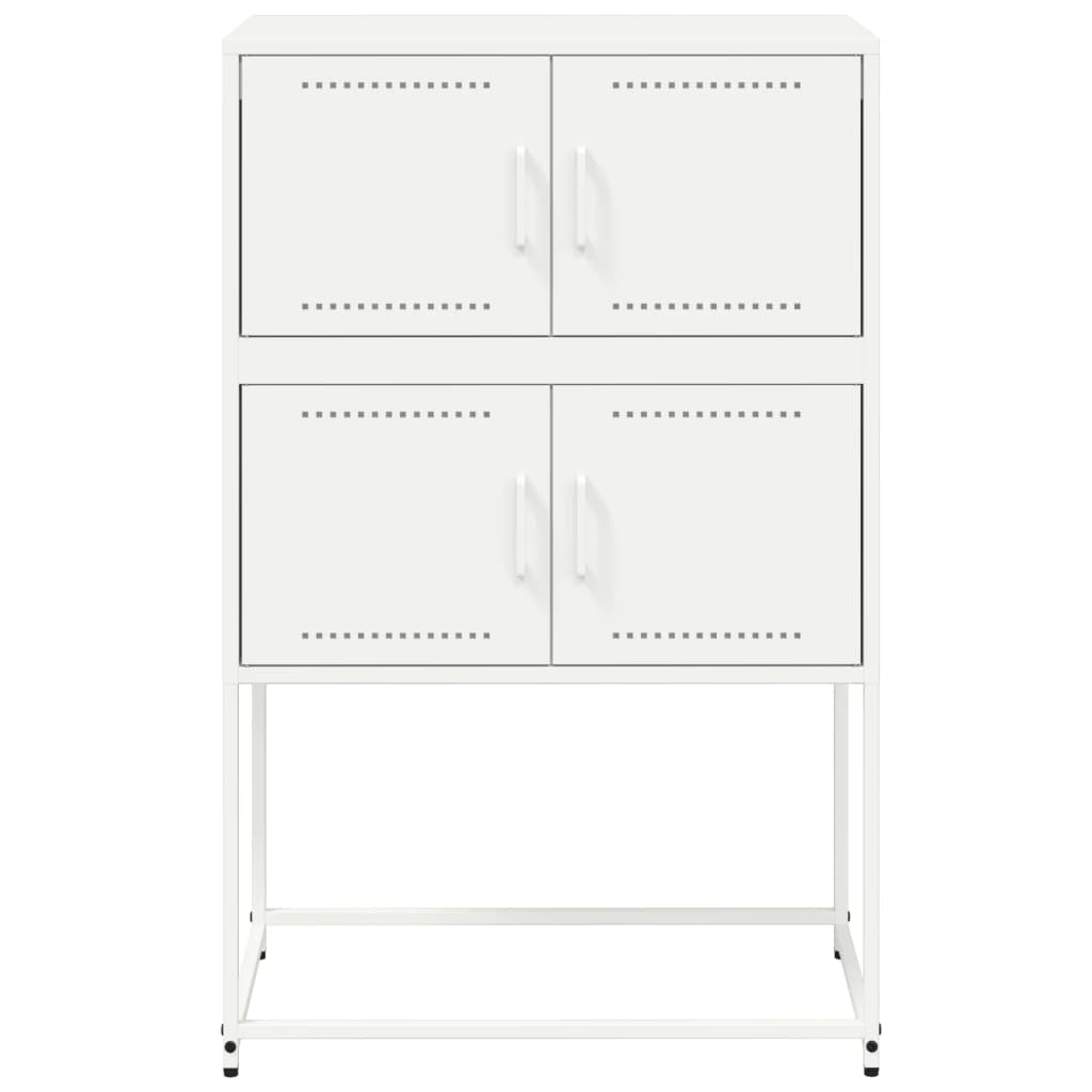 Dressoir 68,5x38,5x107 cm staal wit - AllerleiShop