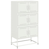 Dressoir 68,5x38,5x123,5 cm staal wit - AllerleiShop