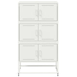 Dressoir 68,5x38,5x123,5 cm staal wit - AllerleiShop