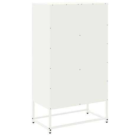 Dressoir 68,5x38,5x123,5 cm staal wit - AllerleiShop