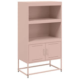 Hoge kast 68,5x38,5x107 cm staal mosterdgeel - AllerleiShop