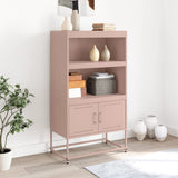 Hoge kast 68,5x38,5x107 cm staal mosterdgeel - AllerleiShop