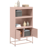 Hoge kast 68,5x38,5x107 cm staal mosterdgeel - AllerleiShop