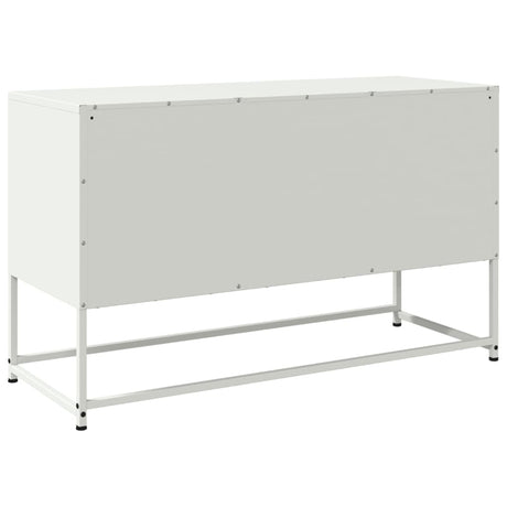 Hoge kast 100,5x39x107 cm staal mosterdgeel - AllerleiShop