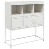 Dressoir 100,5x39x107 cm staal wit - AllerleiShop