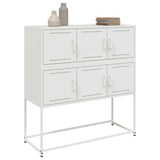 Dressoir 100,5x39x107 cm staal wit - AllerleiShop