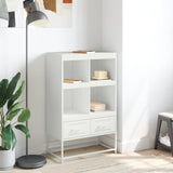 Hoge kast 68x39x111,5 cm staal wit - AllerleiShop