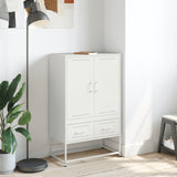 Hoge kast 68x39x111,5 cm staal wit - AllerleiShop