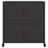 Dressoir 68x39x72 cm staal zwart - AllerleiShop