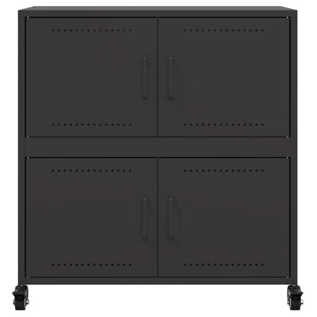 Dressoir 68x39x72 cm staal zwart - AllerleiShop