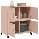 Dressoir 68x39x72 cm staal roze - AllerleiShop