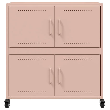 Dressoir 68x39x72 cm staal roze - AllerleiShop