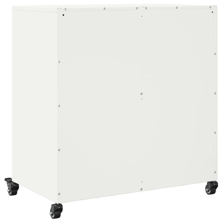 Dressoir 68x39x72 cm staal wit - AllerleiShop