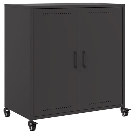 Dressoir 68,5x39x72 cm staal zwart - AllerleiShop