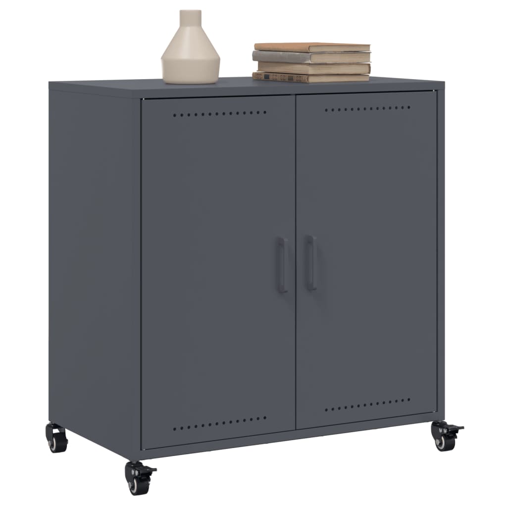 Dressoir 68,5x39x72 cm staal antracietkleurig - AllerleiShop