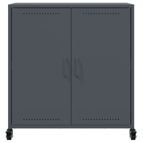 Dressoir 68,5x39x72 cm staal antracietkleurig - AllerleiShop