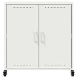 Dressoir 68,5x39x72 cm staal wit - AllerleiShop