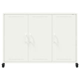 Dressoir 100,5x39x72 cm staal wit - AllerleiShop