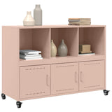 Dressoir 100,5x39x72 cm staal roze - AllerleiShop