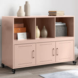 Dressoir 100,5x39x72 cm staal roze - AllerleiShop