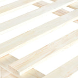 Bedframe met hoofdbord massief grenenhout 180x200 cm