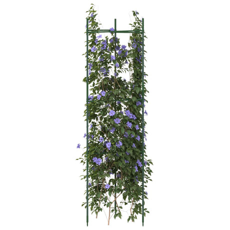 Tomatenkooien 4 st 116 cm staal en polypropeen - AllerleiShop