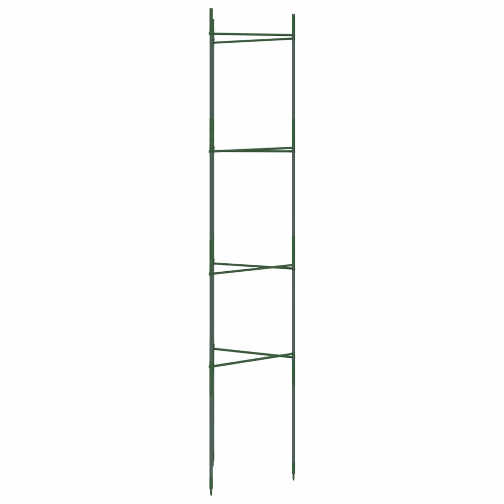 Tomatenkooien 4 st 154 cm staal en polypropeen - AllerleiShop